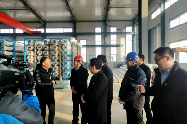 北票市委書記張秀軍走進(jìn)一諾環(huán)境產(chǎn)業(yè)園，踐行“不忘初心、牢記使命”主題教育